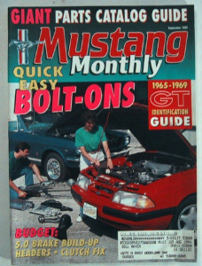 MUSTANG MONTHLY 1993 SEPT - GT350R, '65-'69 GT Spcl.